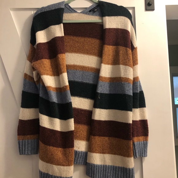 Striped American Eagle Cardigan - Picture 1 of 1